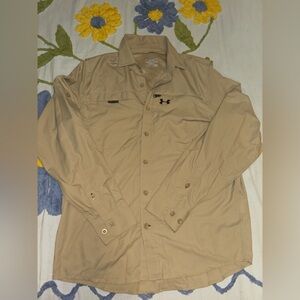 Under Armour Men's Beige Shirt Jacket